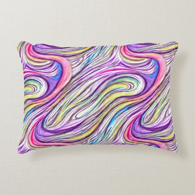 Coussin d'accents Pastel Swirlscape (Devant)