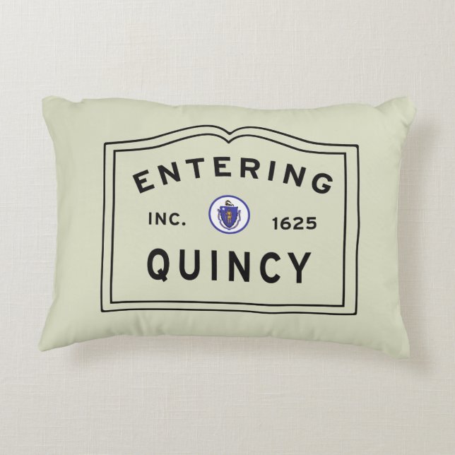 Coussin d'accents Quincy MA (Dos)