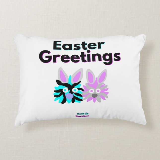 Coussin d'accentuation de Bunny Fuzzies (Devant)