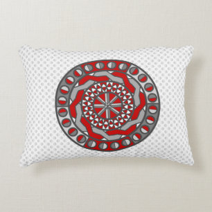Coussin d'accentuation de la machinerie rouge