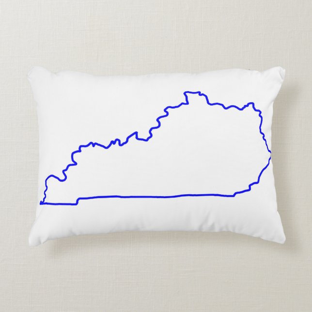 Coussin d'accentuation de l'état bleu du Kentucky (Devant)