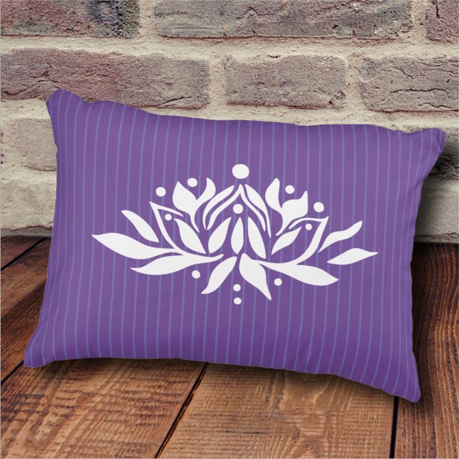 Coussin d'accentuation de Lotus Flamable personnal (Créateur téléchargé)