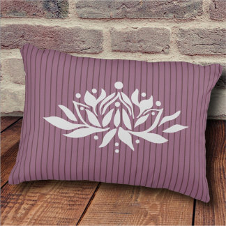 Coussin d'accentuation de Lotus Flamable personnal
