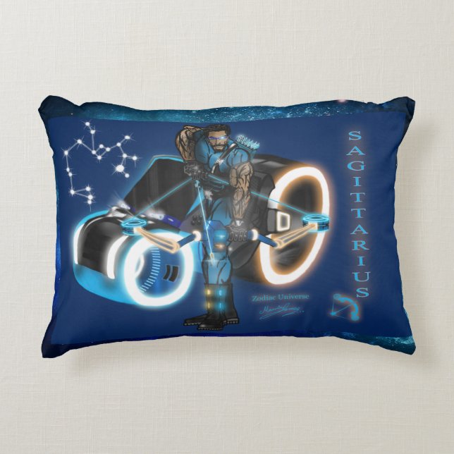 Coussin d'accentuation de l'Univers du Zodiac-Sagi (Devant)