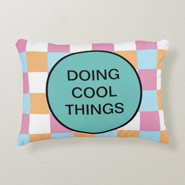 Coussin d'accentuation de texte personnalisé (Devant)