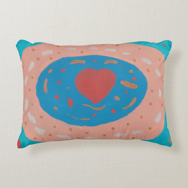 Coussin d'accentuation des cercles d'amour (Devant)