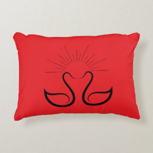 Coussin d'accentuation des cygnes