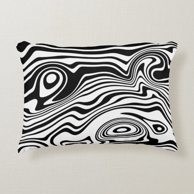 Coussin d'accentuation des vagues Abstraites - Cou (Devant)