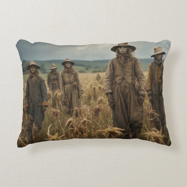 Coussin d'accentuation d'Halloween Scarecrow (Devant)