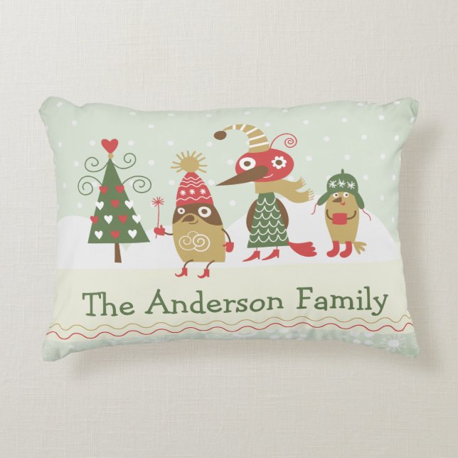 Coussin d'accentuation en coton de l'équipage de N (Devant)