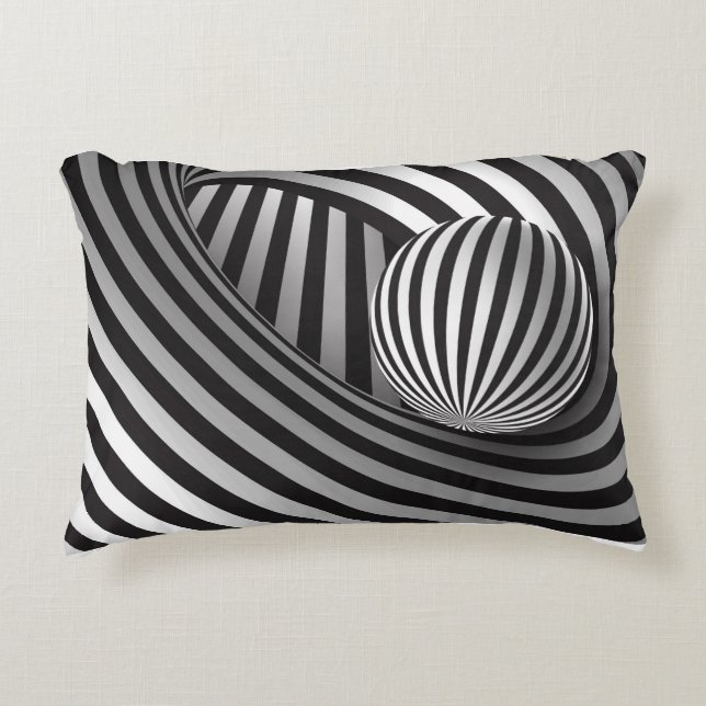 Coussin d'accentuation en polyester brossé (Devant)