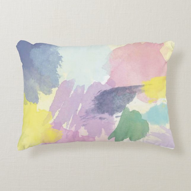 Coussin d'accentuation en polyester brossé personn (Devant)