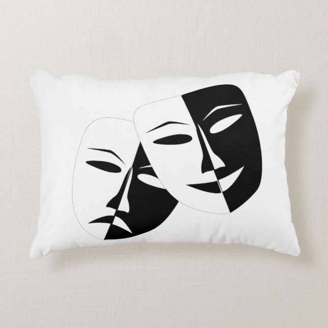 Coussin d'accentuation en polyester brossé personn (Devant)