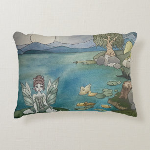 coussin d'accentuation "Enchanted Lily Pond"