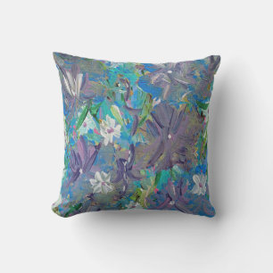 Coussin d'accentuation extérieur à la brume violet