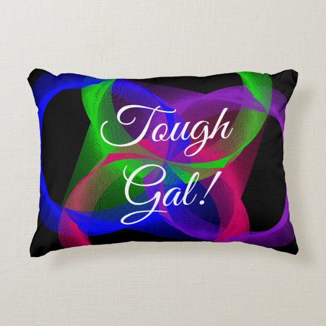Coussin d'accentuation géométrique à gale rigide (Devant)