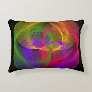 Coussin d'accentuation géométrique brillant