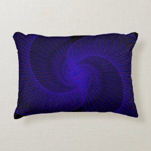 Coussin d'accentuation géométrique haut vers le ba