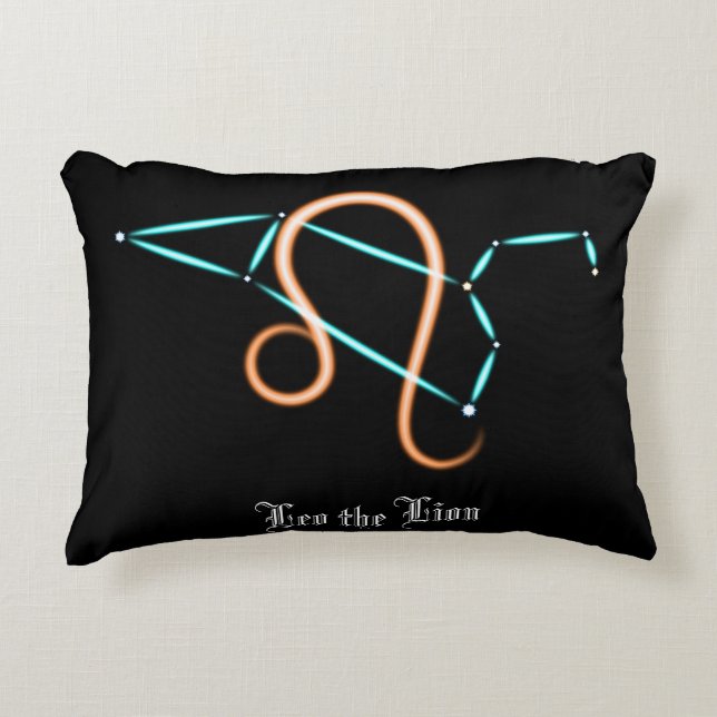 Coussin d'accentuation Leo Constellation Zodiac (Devant)