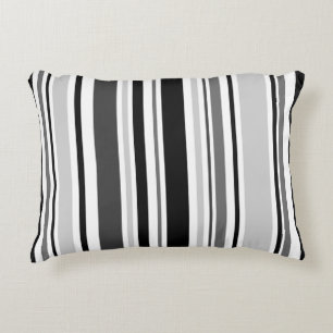 Coussin d'accentuation mixte gris, noir, blanc
