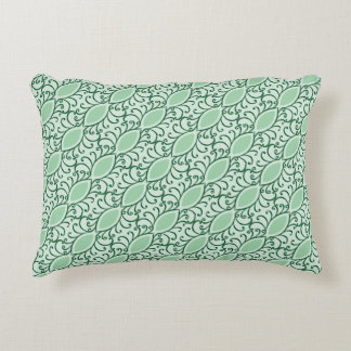 Coussin d'accentuation Motif de feuille verte de l