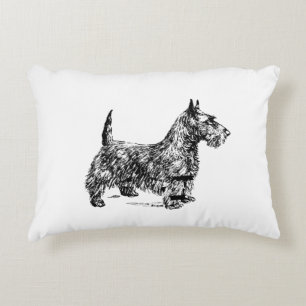 Coussin d'accentuation pour chien écossais