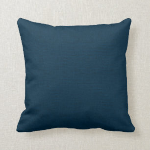 Coussin d'accentuation Rustique Blue Faux Burlap