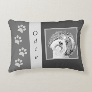 Coussin d'accentuation Shih Tzu au crayon joli per