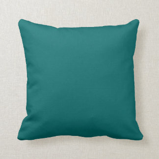 Coussin d'accentuation solide Turquoise foncé