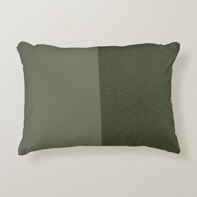 Coussin d'accentuation verte de la mousse personna (Devant)
