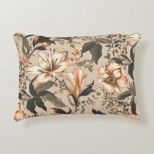 Coussin d'accentuation vintage Floral