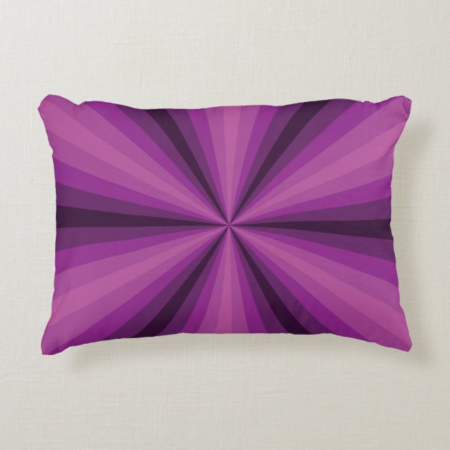 Coussin d'accentuation violette de l'illusion opti (Devant)