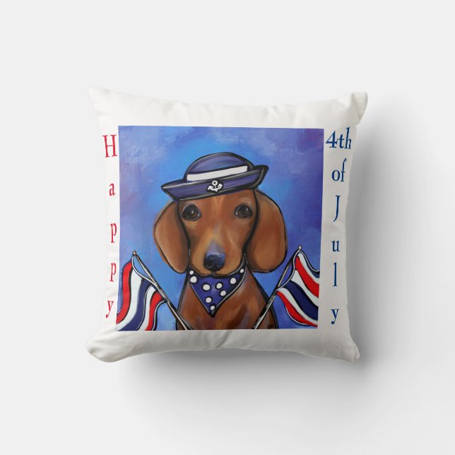 Coussin Dachshund (Recto)