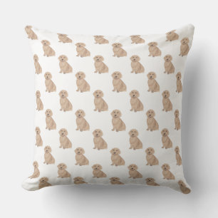 Coussin Dachshund (à poil long, rouge)