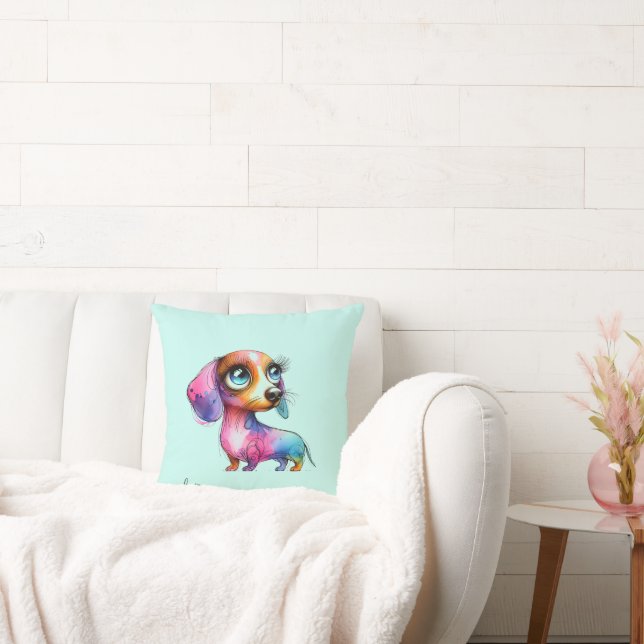 Coussin Dachshund fantaisiste (Canapé)