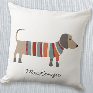 Coussin Dachshund Sausage Chien Personnalisé