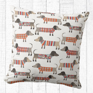 Coussin Dachshund Wiener Saucisse Chien