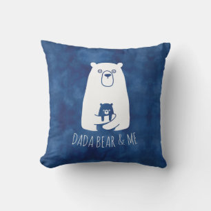 Coussin DADA BEAR & ME   Papa Enfants Fils Fils Ours Dada