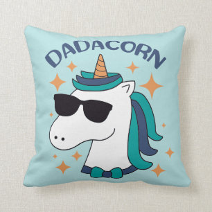 Coussin Dadacorn Avec Lunettes De Soleil