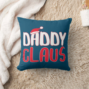 Coussin Daddy Claus Correspondant Père Noël Costume de Noë