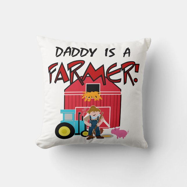 Coussin daddyisafarmerTEE (Recto)