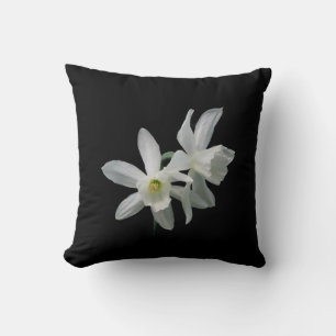 Coussin Daffodils blancs