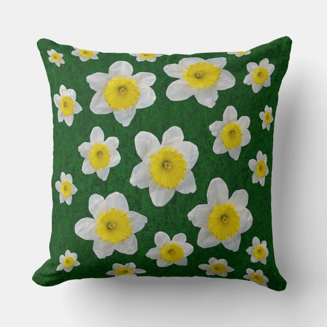 Coussin Daffodiques de printemps (Recto)