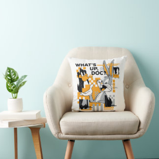 Coussin DAFFY DUCK™ & BUGS BUNNY™ Glitch