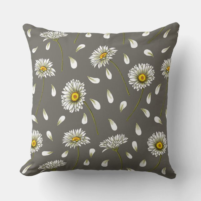 Coussin Daisies chic motif (Recto)