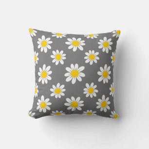 Coussin Daisies de White Yellow