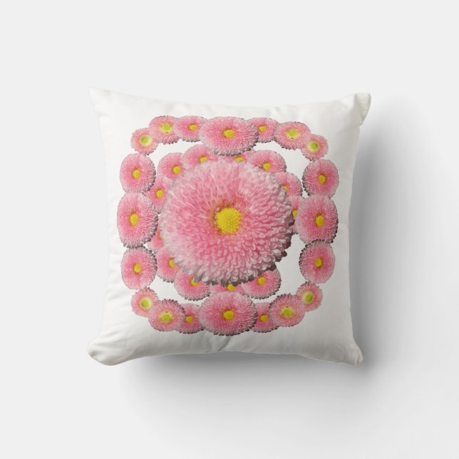 Coussin Daisy Mandala Throw Cushion (Recto)
