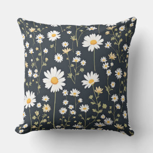 Coussin Daisy Meadow motif floral.Moderne extérieur
