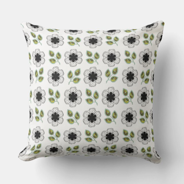 Coussin Daisy Moderne  (Recto)