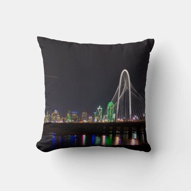 Coussin Dallas Skyline Hunt (Recto)